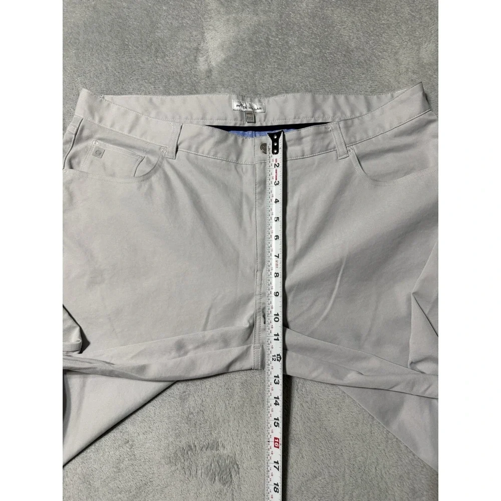 Peter Millar EB66 Performance Five Pocket Pants Mens 39x28 British Grey